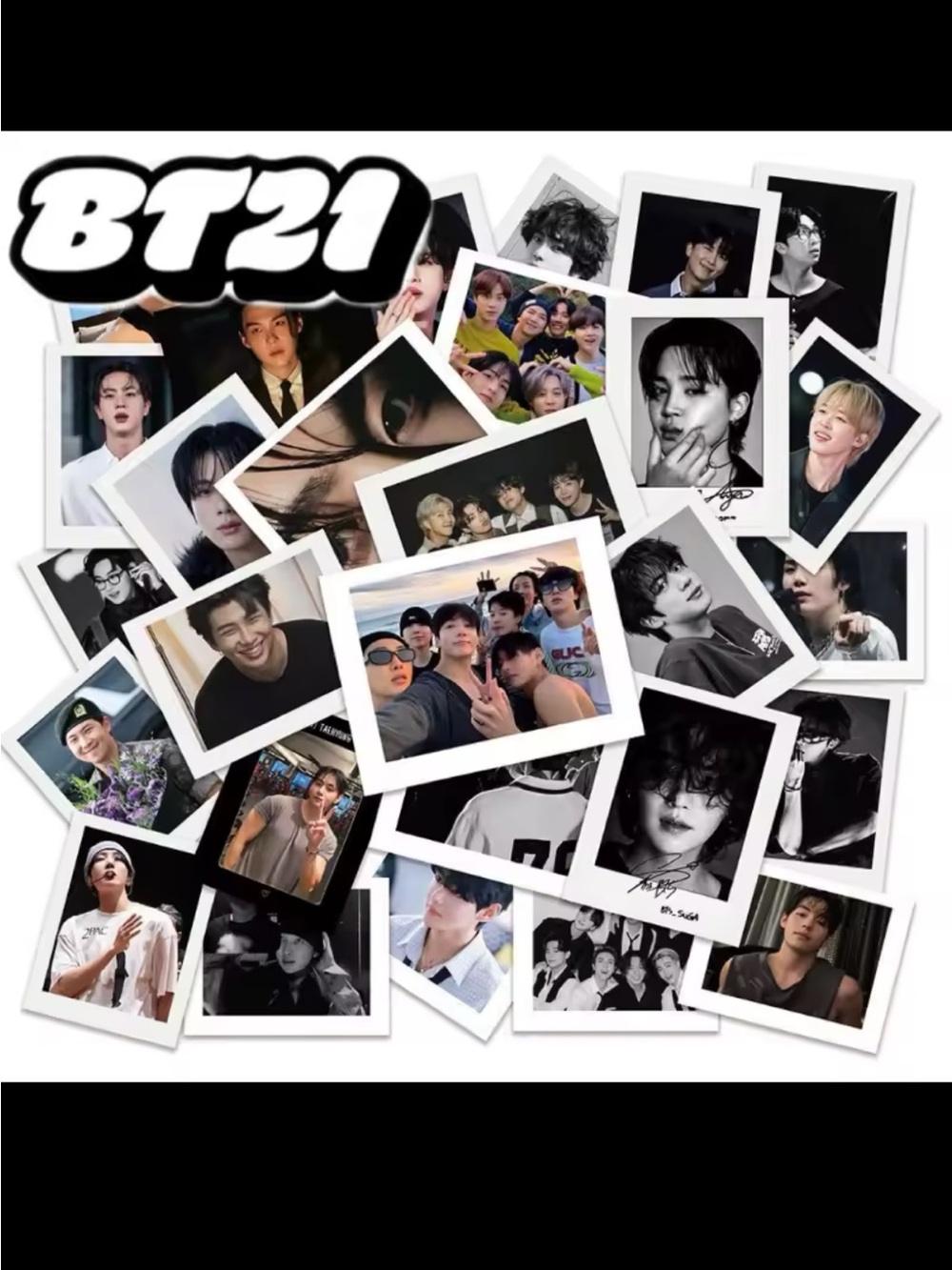 BTS Kpop Stickers, pack of 50